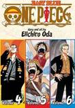 One Piece (3-in-1 Omnibus) 2 Volumes 4-5-6