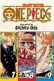 One Piece (omnibus) 3 Volumes 7-8-9