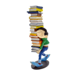  Guust met stapel boeken