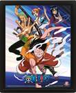  Framed 3D Lenticular Poster - Straw Hat Pirates: Assault