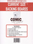 Comic Current Size backing boards (Comic-concept) (100 stuks)