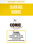 Comic Silver Age size backing boards (Comic-Concept) (100 stuks)
