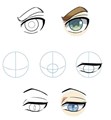 Manga - tekenen  - How to Draw: Manga Faces - In simple steps