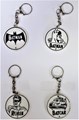 Batman - Honig sleutelhangers - wit