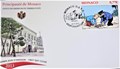 Kuifje - Timbre Monaco premier jour + Compleet vel