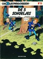 Blauwbloezen 21 - De 5 schoeljes, Softcover, Eerste druk (1984), Blauwbloezen - Dupuis (Dupuis)