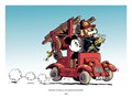 Panda (uitg. Cliché)  - Panda en de meester-brandmeester, Hardcover+prent (Cliché)