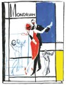 Mondriaan  - De Bloem in het Atelier van Mondriaan, Beursuitgave (Hum)