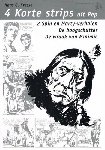 Hans (G.) Kresse - Collectie  - 4 Korte strips uit Pep