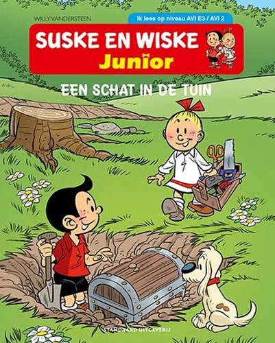 Suske en Wiske - Junior Avi  - Een schat in de tuin