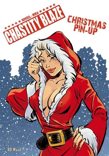 Chastity Blaze  - Postcardset - Chastity Blaze Christmas Pin-Up Cards