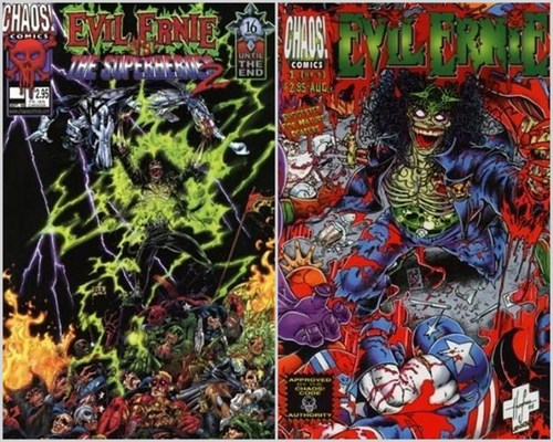 Evil Ernie  - Evil Ernie vs. the Superheroes 1+2