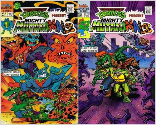 Mighty Mutanimals 1-3 - TMNT Present: Mighty Mutanimals - Complete mini-series