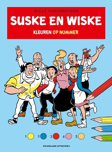Suske en Wiske - Puzzel/Spelboeken  - Kleuren op nummer