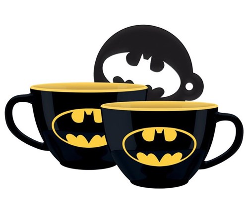 Batman Cappuccino Mug - Bat-Signal