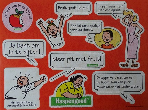 Stickervel Haspengoud