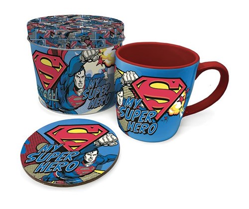 Superman Mug with Coaster