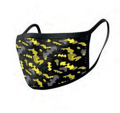 Batman Face Masks 2-Pack - Camo Yellow