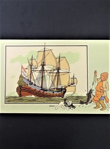 Fluitschip uit de XVIIe eeuw - No. 57 - Album 1 - reeks 2 - Glanzend - NL