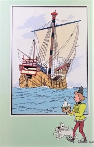 Vlaamse Barge uit de XVe eeuw - No. 19 - Album 1 - reeks 4 - Mat - FR/NL