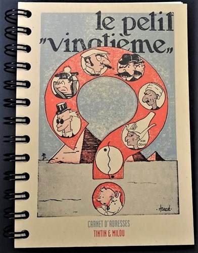 Carnet d'adresses Tintin & Milou 