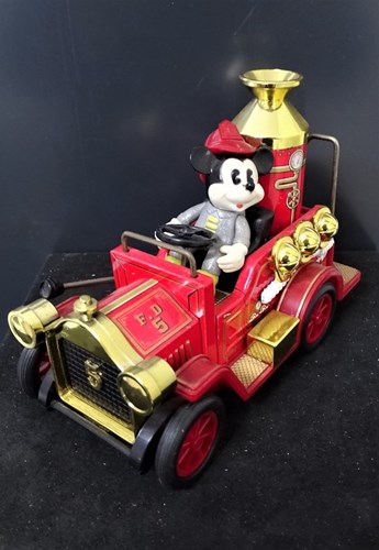 Mickey Mouse - Brandweerwagen - Masudaya