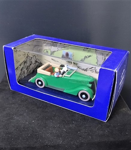 Kuifje modelauto - De mitrailleurwagen