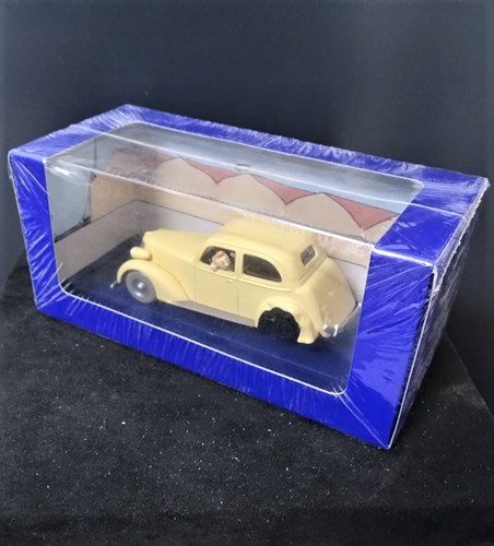 Kuifje modelauto - De verongelukte auto