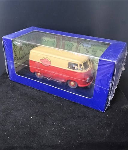 Kuifje modelauto - De VW combi