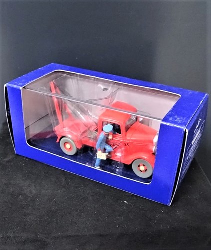 Kuifje modelauto - De kraanwagen van Samoem