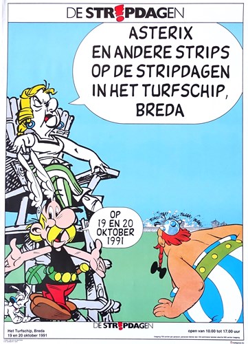 Asterix - Poster Stripdagen 1991 Breda