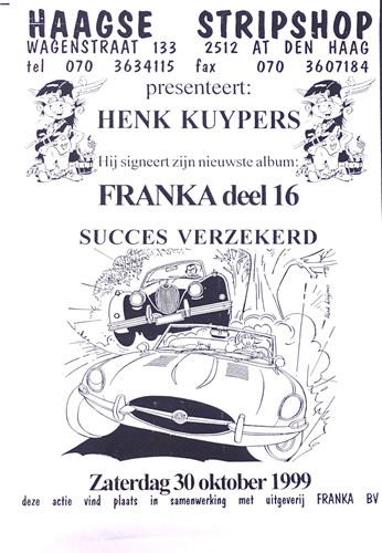 Franka - Promotieposter Franka deel 16, 1999