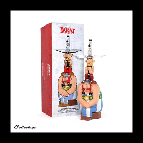 Asterix totem met Obelix en Idefix