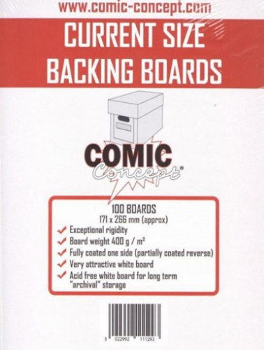 Comic Current Size backing boards (Comic-concept) (100 stuks)