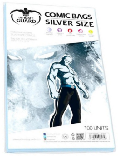 Comic Silver Size bags -- ook voor Classics (Ultimate Guard) (100st)