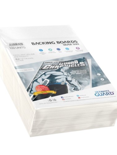 Comic Silver Size backing boards (Ultimate Guard) (100 stuks)