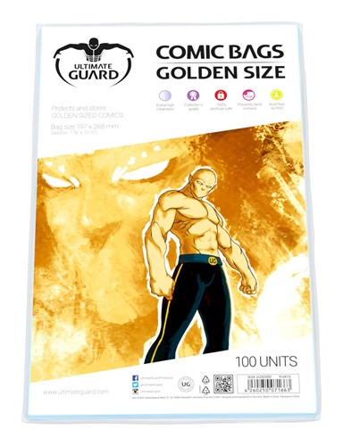 Comic Golden Size bags (Ultimate Guard) (100st)
