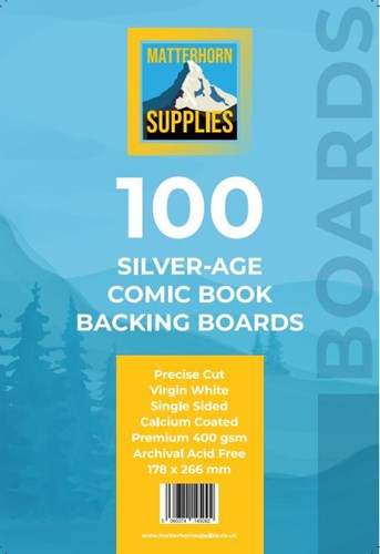 Comic Silver Size backing boards (Matterhorn) (100 stuks)