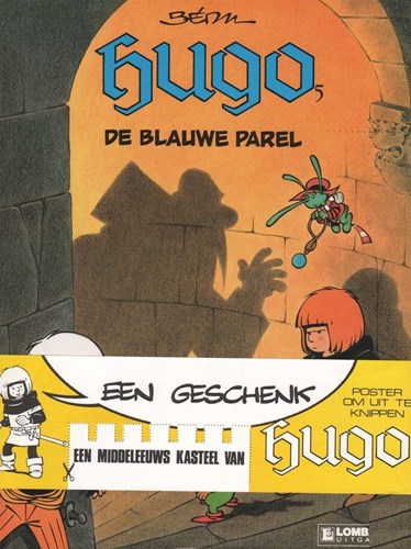 Hugo 5 - De blauwe parel, Sc+wikkel (Lombard)