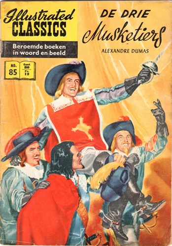 Illustrated Classics 85 - De drie musketiers, Softcover, Eerste druk (1959) (Classics International)
