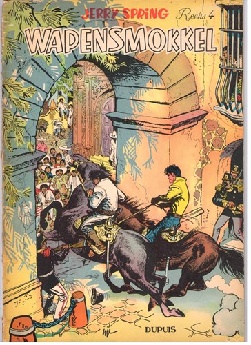 Jerry Spring 4 - Wapensmokkel, Softcover, Eerste druk (1957) (Dupuis)