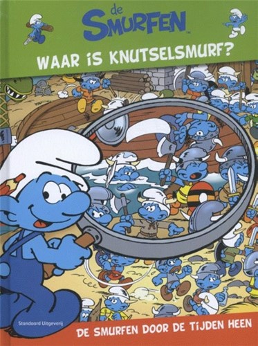 Smurfen, de - Spelletjesboek  - Waar is knutselsmurf - zoekboek - Doe-boek, Hardcover (Standaard Uitgeverij)