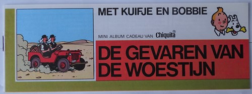 Kuifje - Mini albums Chiquita  3 - De gevaren van de woestijn, Softcover (Chiquita bananen)