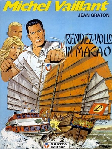 Michel Vaillant 43 - Rendez-vous in Macao, Softcover, Eerste druk (1983) (Graton editeur)