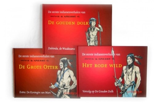 Hans (G.) Kresse - Collectie  - De eerste indianenverhalen van Hans G. Kresse, Hardcover (Julius de Goede)