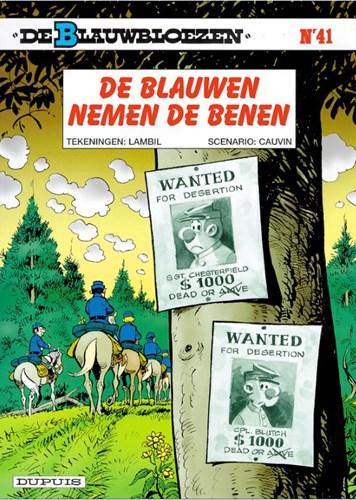 Blauwbloezen, de 41 - De blauwen nemen de benen, Softcover, Blauwbloezen - Dupuis (Dupuis)