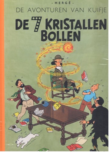 Kuifje 12 - De 7 kristallen bollen, Hc+linnen rug, Eerste druk (2001), Kuifje - Facsimile kleur (Casterman)