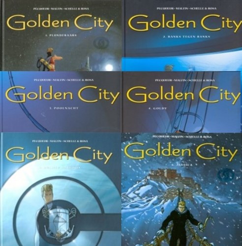 Golden City pakket - Voordeelpakket 1-6, Hardcover (Silvester Strips & Specialities)