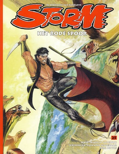 Storm 25 - Het rode spoor, Softcover, Eerste druk (2010), Kronieken van Pandarve, de - Sc (Don Lawrence Collection)
