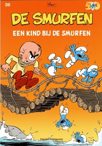 Smurfen, de 26 - Een kind bij de smurfen, Softcover, Eerste druk (2008) (Standaard Uitgeverij)